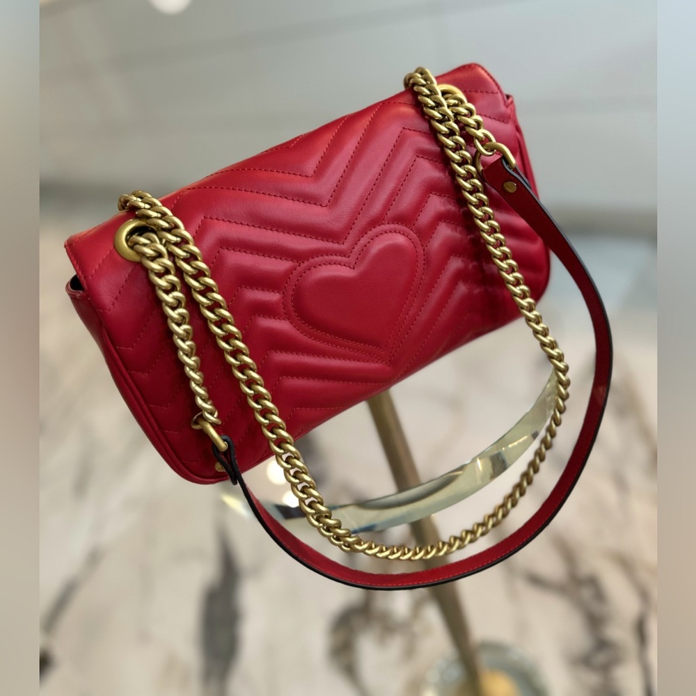 NWT Gucci Matelasse GG Marmont Shoulder Bag - Picture 4 of 15